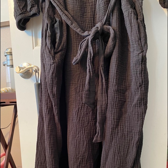 Gap Maternity Wide Leg Pant Jumpsuit - Picture 2 of 5